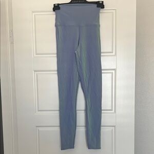 Beach Riot Lavender Ribbed High-Waist Leggings